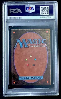 PSA 7 Alpha Fear 1993 Vintage Graded Magic The Gathering MTG NM Near Mint - Image 2