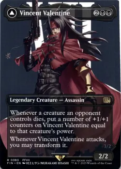 Vincent Valentine (Borderless) - Final Fantasy - Magic MTG NM - Image 1