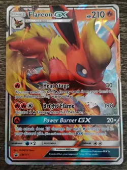 COMPLETE SET of 9 GX Eevee Evolution Pokemon Holo Foil cards! ALMOST PERFECT! - Image 4