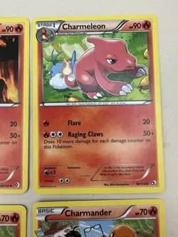 8x Charmeleon Charmander Lot Pokemon Cards -2 Generations Radiant Col RC3/RC32 - Image 4