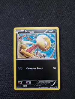 Scraggy - 66/111 - Common - XY Furious Fists - 2014 - Pokemon Card - LP - Image 1
