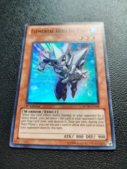 Yugioh - Elemental Hero Ice Edge - STOR- EN098 - Super Rare - Image 2