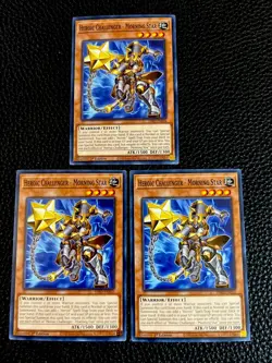 Heroic Challenger - Morning Star (x3) DIFO-EN016 Yugioh 1st Edition - Image 1