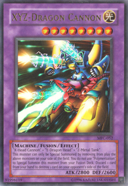 Damaged XYZ-Dragon Cannon - MFC-052 - Ultra Rare - Unlimited Edition - YuGiOh - Image 1