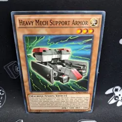 Heavy Mech Support Armor SDKS-EN004 1st Edition LP+ Light Play Yu-Gi-Oh! Card - Image 1
