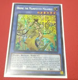 Ohime the Manifested Mikanko MP24-EN135 Prismatic Secret Rare 1st Edition - Image 1
