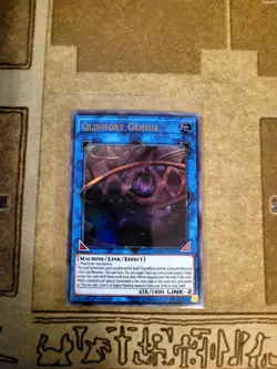YUGIOH TCG QLIPHORT GENIUS DUPO-EN095 ULTRA 1ST EDITION - Image 1