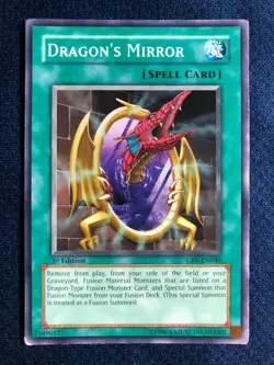 YUGIOH! CYBERNETIC REVOLUTION #CRV-EN040 DRAGON'S MIRROR 1ST SHORT PRINT - Image 1