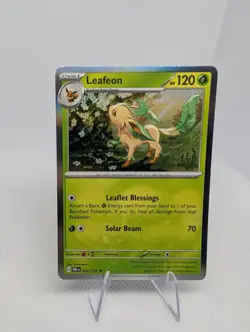 Leafeon 005/131 Sv: Prismatic Evolutions Holo Pokemon TCG Card - NM - Image 1