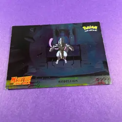 Topps Rebellion Holo 8 Mewtwo Strikes Back Pokemon Card Trading TCG - Image 2