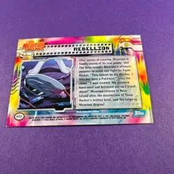 Topps Rebellion Holo 8 Mewtwo Strikes Back Pokemon Card Trading TCG - Image 3