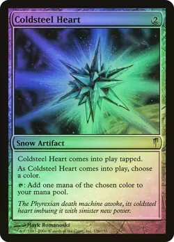 NM FOIL MTG Coldsteel Heart Coldsnap #136 Magic Card - Image 1