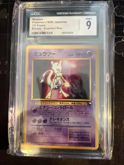 Mewtwo Pokemon Card Japanese No.150 Glossy CD Promo CGC9 - Image 1