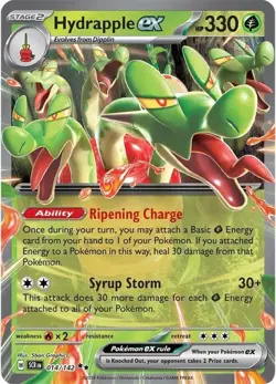 Hydrapple EX 014/142 - Stellar Crown - NM Ultra Rare Pokemon TCG Card - Image 1
