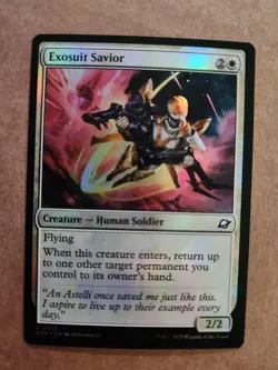 Exosuit Savior #0016 FOIL Edge of Eternities MTG Magic Combine Ship 1-10 $4.88 - Image 1