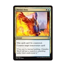 WOTC MtG War of the Spark Dovin's Veto (U) NM - Image 1