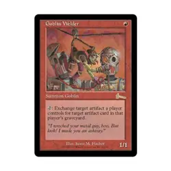 WOTC MtG Urza's Legacy Goblin Welder (R) Fair - Image 1