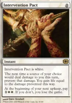 MTG magic cards 1x Intervention Pact - Foil Future Sight NM-Mint, English - Image 1