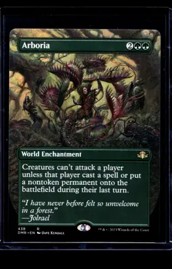 2023 MTG Magic The Gathering DMR Dominaria Remastered Borderless #438 Arboria - Image 1