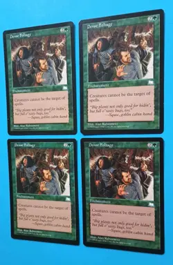 Magic the Gathering MTG Weatherlight DENSE FOLIAGE X 4 Rare LP/EX 1997! - Image 2