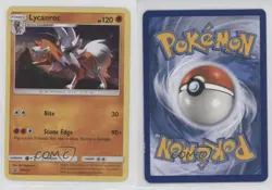 Lycanroc (Holo) Pokemon Sun & Moon Black Star Promo #SM105 uq5 - Image 3