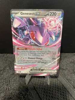 Pokemon TCG Genesect ex Double Rare 067/086 Black Bolt NM English - Image 1