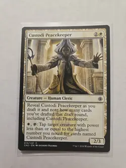 Custodi Peacekeeper - Conspiracy Take the Crown - LP - MTG Magic Common Creature - Image 1