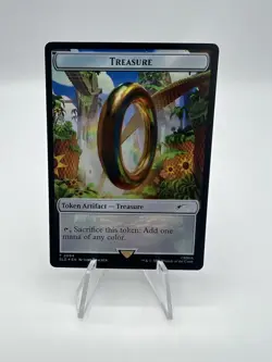 MTG Secret Lair Sonic The Hedgehog Chasing Adventure Treasure Token Foil - Image 1