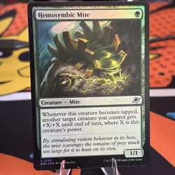 Hemosymbic Mite Foil Edge of Eternities MTG NM #190 - Image 1