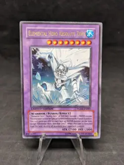 Elemental Hero Absolute Zero - YG04-EN001 - YUGIOH - GX Manga Promo -CRIMPED- HP - Image 1