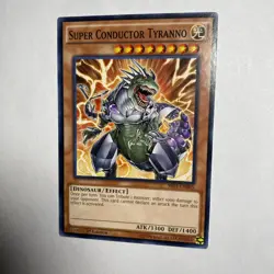 Yugioh! Super Conductor Tyranno SRO4-EN005 1st Edition Ultra Rare - Image 2