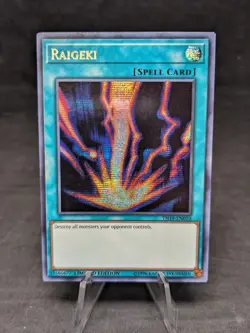 Raigeki -TN19-EN010- YUGIOH- 2019 Gold Sarcophagus Tin -MISPRINT NAME- MP - Image 1