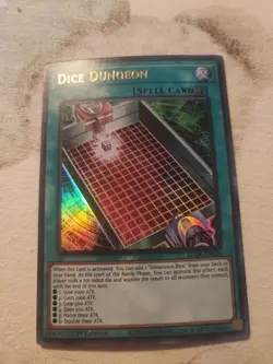 Yugioh Dice Dungeon BLCR-EN005 Ultra Rare 1st Edition Near Mint - Image 1