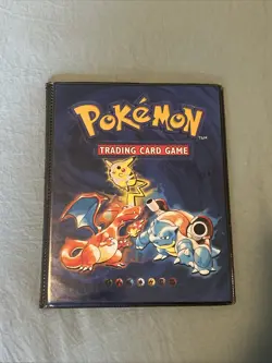 Pokemon 1999 Official Trading Card Game Nintendo WOTC Vintage Binder Only B - Image 1