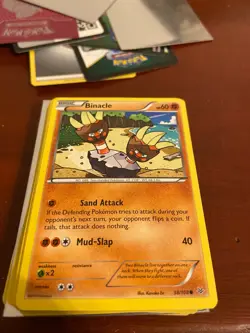 Binacle 38/108 NM, Pokemon Card, Roaring Skies, 2015, Fighting, Common - Image 1