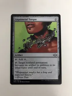 Liquimetal Torque MTG Magic the Gathering Card NM Near Mint MH2 - Image 1
