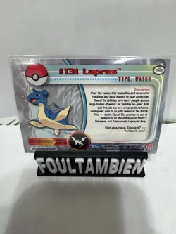 1999 Topps Pokemon TV Animation Series Lapras Foil Card #131 - Image 2