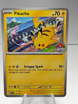 Pikachu SVP 190 EN - S&V World Championship 2024 Promo Pokemon Card - Image 1