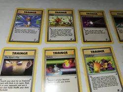 Vintage Pokemon Trainer Card Lot - 10x WOTC + Modern - Heavy Play HP -... - Image 2