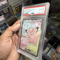2025 POKEMON JTG EN-JOURNEY TOGETHER ULTRA RARE #173 LILLIE'S CLEFAIRY EX PSA 10 - Image 3
