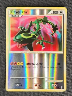 Rayquaza 20/95 Reverse Holo Rare Call of Legends Pokemon Card VLP - Image 1