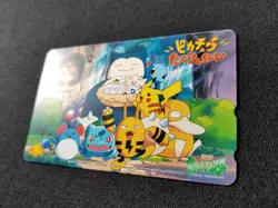 Pokemon Japanese Horizontal Pikachu's Rescue Adventure PLAYED Phone Card - Image 3