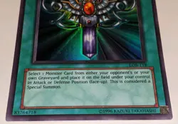 Monster Reborn LOB-118 Ultra Rare Vintage Yu-Gi-Oh Card Unlimited Played LP - Image 3