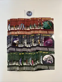 Bakugan Battle Brawlers Lot of 120 Ability Cards RARE LARGE LOT - Image 1