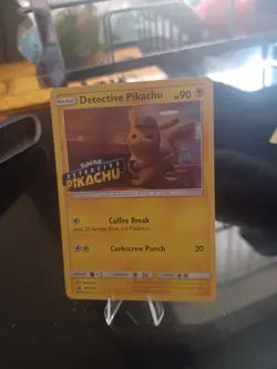 Pokemon TCG Detective Pikachu SM190 Black Star Holo Promo Card MINT - Image 1