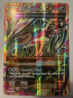 🔥M Rayquaza EX 098/098 Jumbo Card Holo - Stunning & Rare Collector's Gem!✨ - Image 1