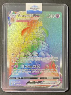 Alcremie VMAX - 073/072 - Pokemon Shining Fates Sword Shield Secret Rare Card NM - Image 3