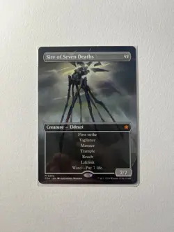MTG Sire of Seven Deaths - Borderless. Foundations - Image 1