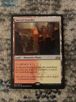 Sacred Foundry x1 Guilds of Ravnica Pack Fresh Never Played FREE SHIPPING - Image 1