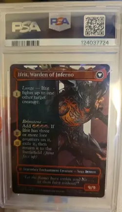 Clive, Ifrit's Dominant #0530 Surge Foil PSA 10 - Image 2